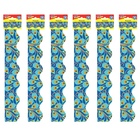 Peacock Terrific Trimmers®, 39 Feet/Pack, PK6